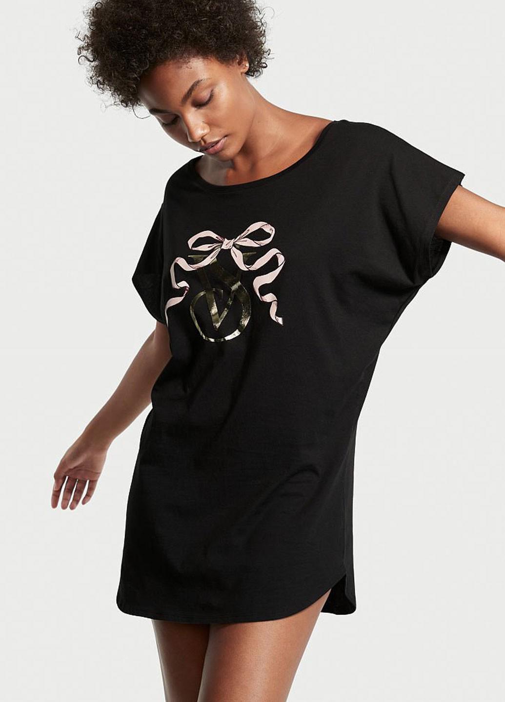 Ночная рубашка Victoria's Secret XS/S Черный (1440817399QF7XS/S)