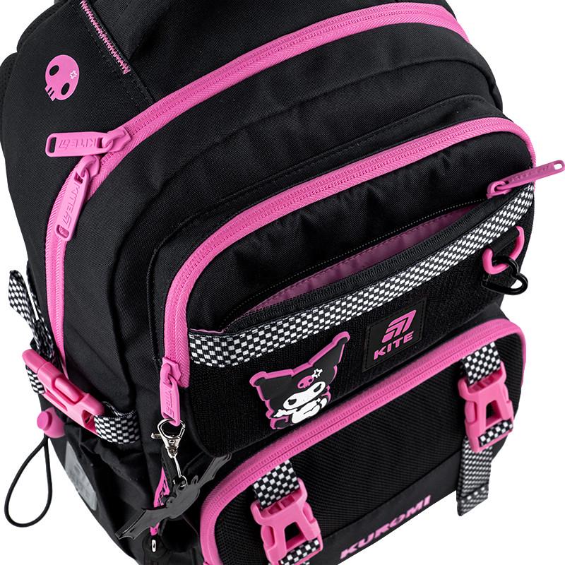 Рюкзак шкільний KITE котик Kuromi 39 см (HK25-1022M) - фото 9 Рюкзак шкільний KITE котик Kuromi 39 см (HK25-1022M) - фото 9