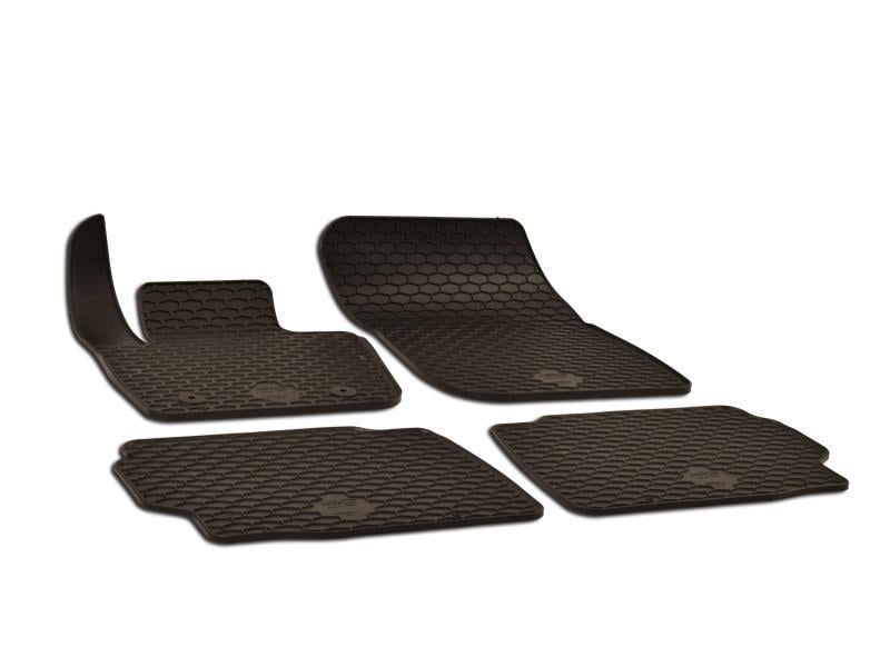 Коврики резиновые FD MON 14- 4 шт. с замками (KHD 219564)