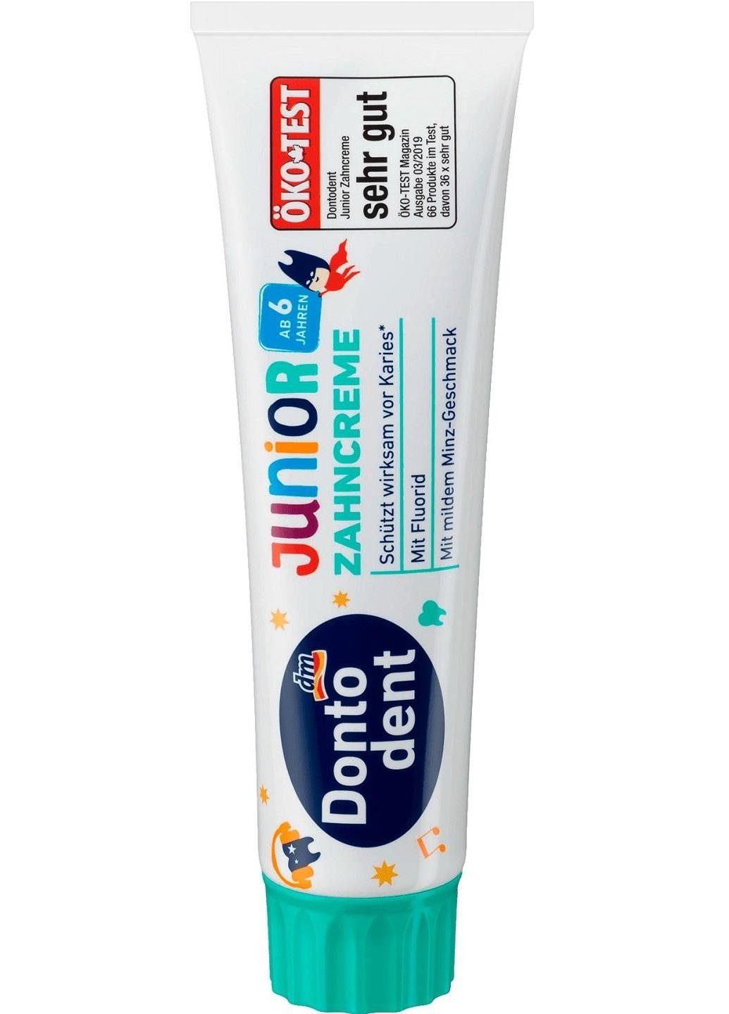 Детская зубная паста Dontodent Junior 6+ 100 мл (Е-01097)