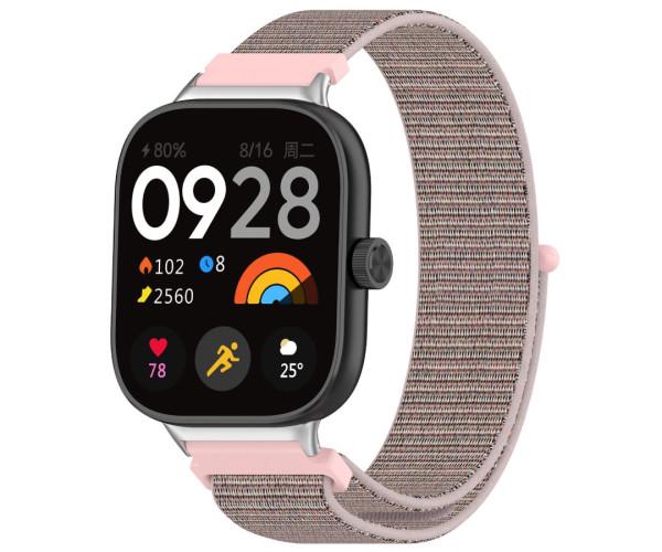 Ремешок Nylon для смарт-часов Xiaomi Redmi Watch 5 22 мм Розовый
