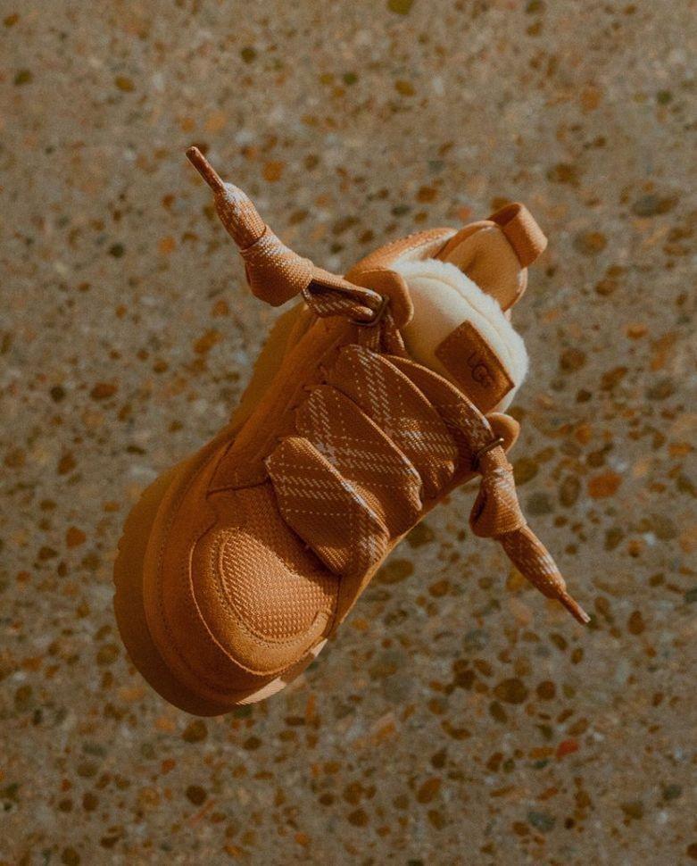 Кросівки зимові замшеві UGG Lowmel Sneaker Chestnut р. 41 Коричневий (16865) - фото 14