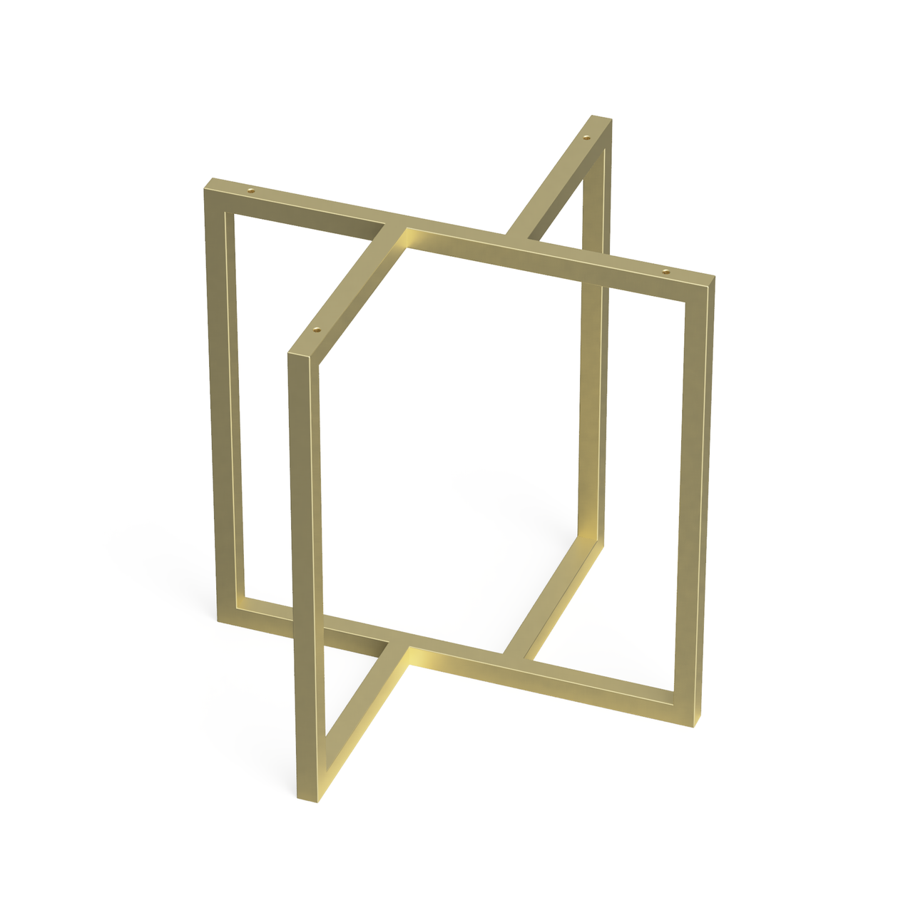 Каркас для журнального стола из металла 450х450 мм H 450 мм Золотой (1106) Каркас для журнального стола из металла 450х450 мм H 450 мм Золотой (1106)