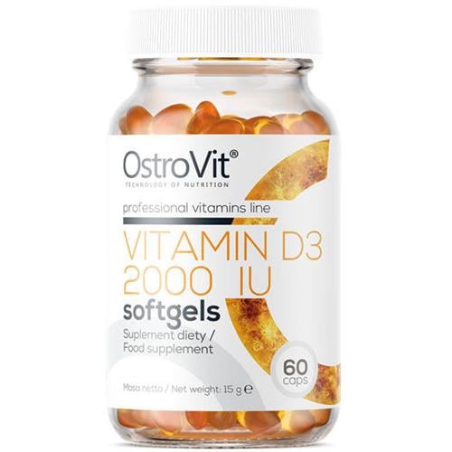 Витамин D для спорта OstroVit Vitamin D3 2000 IU 60 Caps