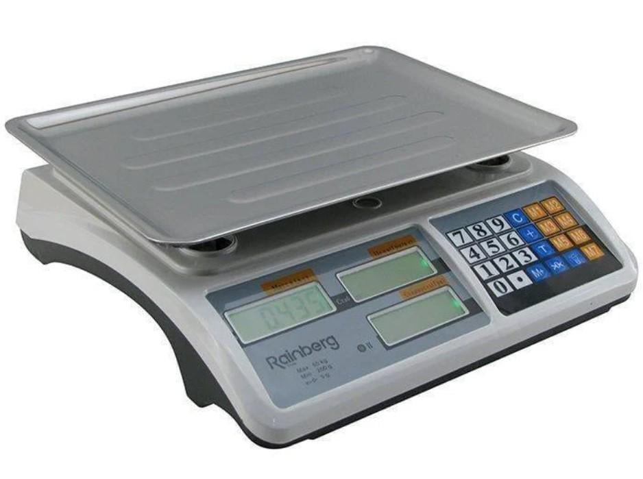 Весы электронные Rainberg со счетчиком цены до 55 кг (RB-310)