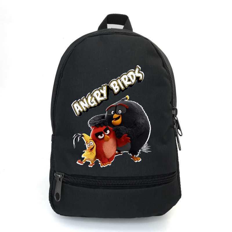 Школьный рюкзак подростковый Cappuccino Toys с принтом Angry Birds ANG-0015 12,5 л Черный (2064148354)