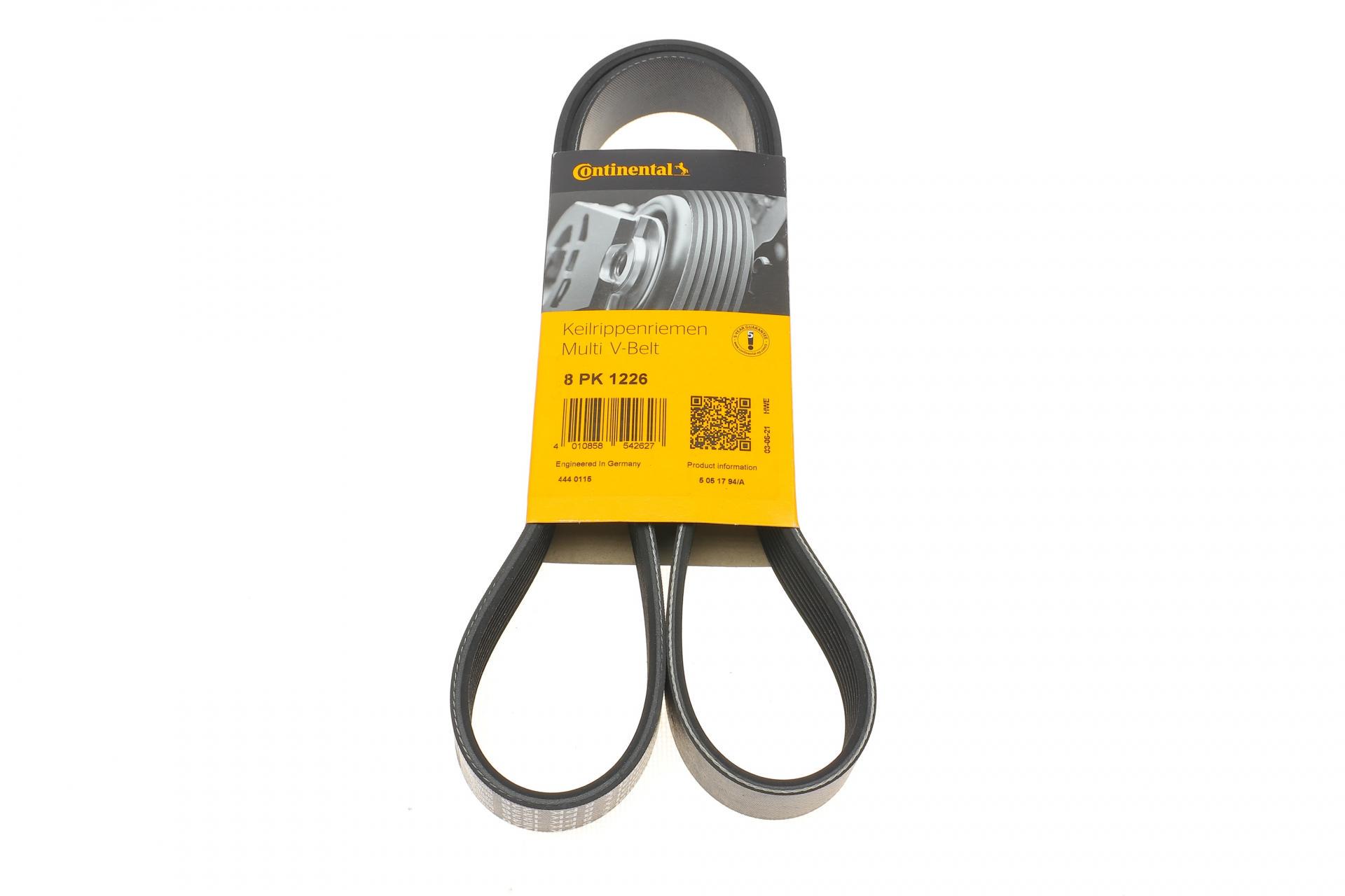 Ремінь генератора Continental Mazda 3/5/6 2.0 DI/CD 02-10 (8PK1226)