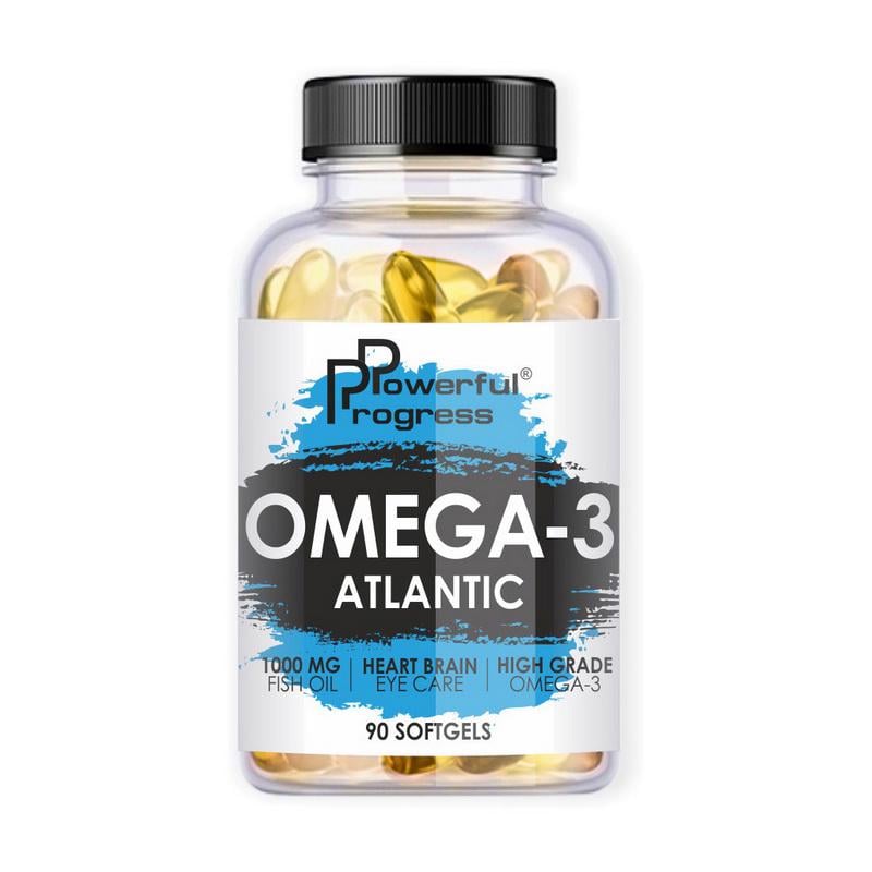 Жирні кислоти Омега-3 Powerful Progress Omega 3 Atlantic 90 softgels