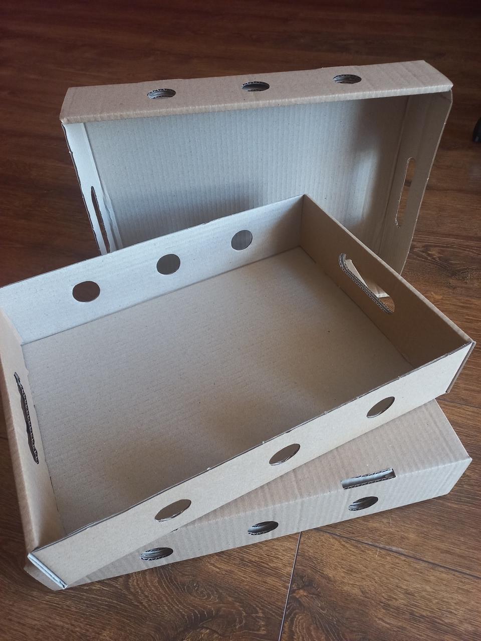 Лоток картонний с кришкою 370х270х80 мм 25 шт. (1944901977) - фото 2 Лоток картонний с кришкою 370х270х80 мм 25 шт. (1944901977) - фото 2