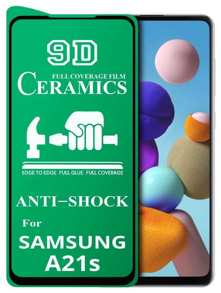 Захисна плівка Ceramics для Samsung Galaxy A21s A217 керамічна 9D (16496)