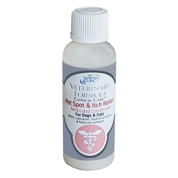 Кондиціонер для собак та кішок Veterinary Formula Hot Spot&Itch Relief Medicated Conditioner болезаспокійливий та протизапальний з лідокаїном та гідрокортизоном 45 мл (26016)