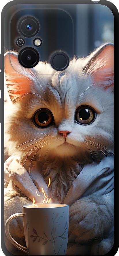 Чехол на Xiaomi Redmi 12C White cat (5646b-2962-42517)