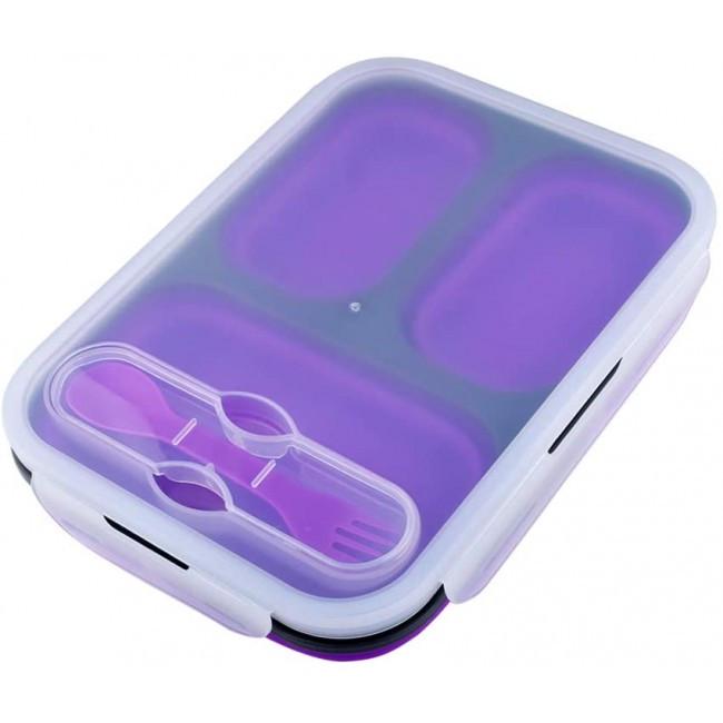 Ланч-бокс складной 1100 мл Фиолетовый (402580)