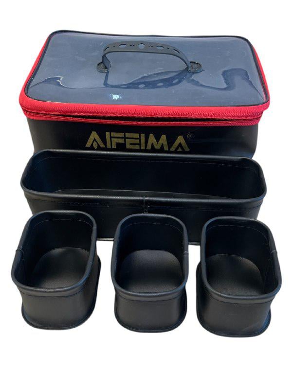 Сумка рыболовная Afeima 33 л 42x27x29 см/с сумкой с емкостями 5в1 36x26x10 см (23874676) - фото 7 Сумка рыболовная Afeima 33 л 42x27x29 см/с сумкой с емкостями 5в1 36x26x10 см (23874676) - фото 7