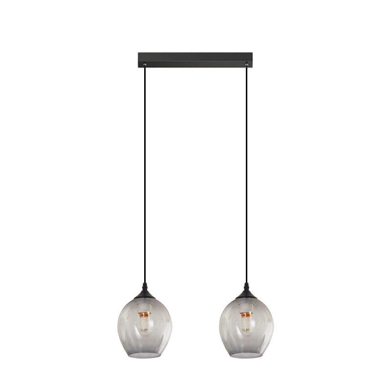 Люстра подвесная GLD-8181-2 8C BL на 2 плафона