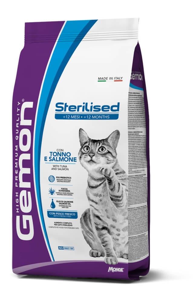 Корм сухой для кошек GEMON Cat Sterilised Tuna&Salmone 2 кг (24390031) Корм сухой для кошек GEMON Cat Sterilised Tuna&Salmone 2 кг (24390031)