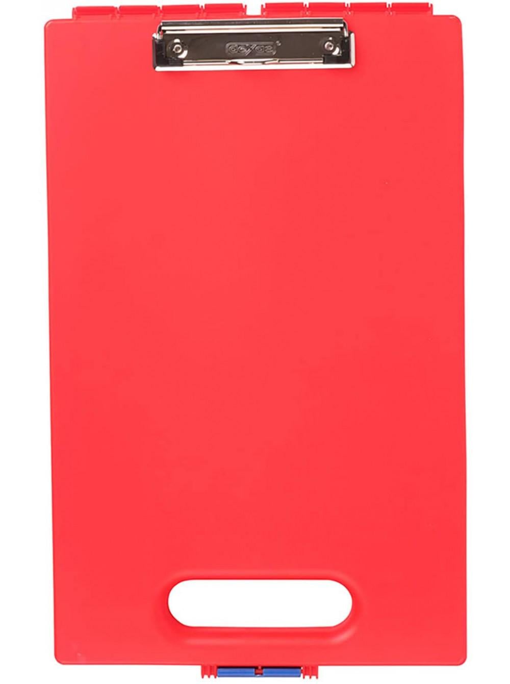 Папка-планшет Dexas Клипкейс-1 с клипсой А4 Красный
