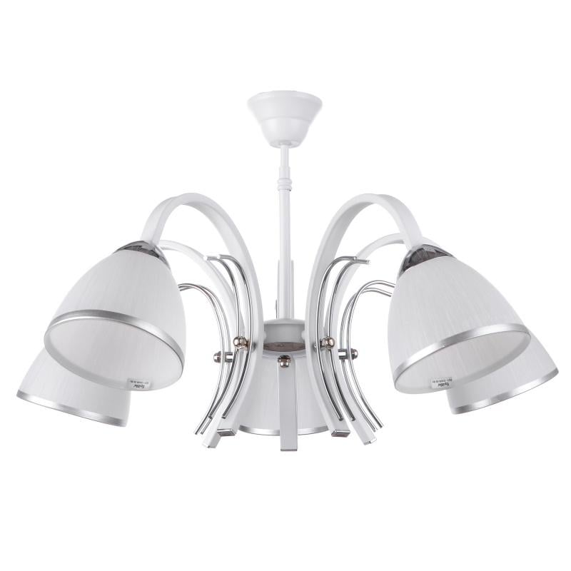 Люстра потолочная классическая Brille LK-548S/5 E27 WH