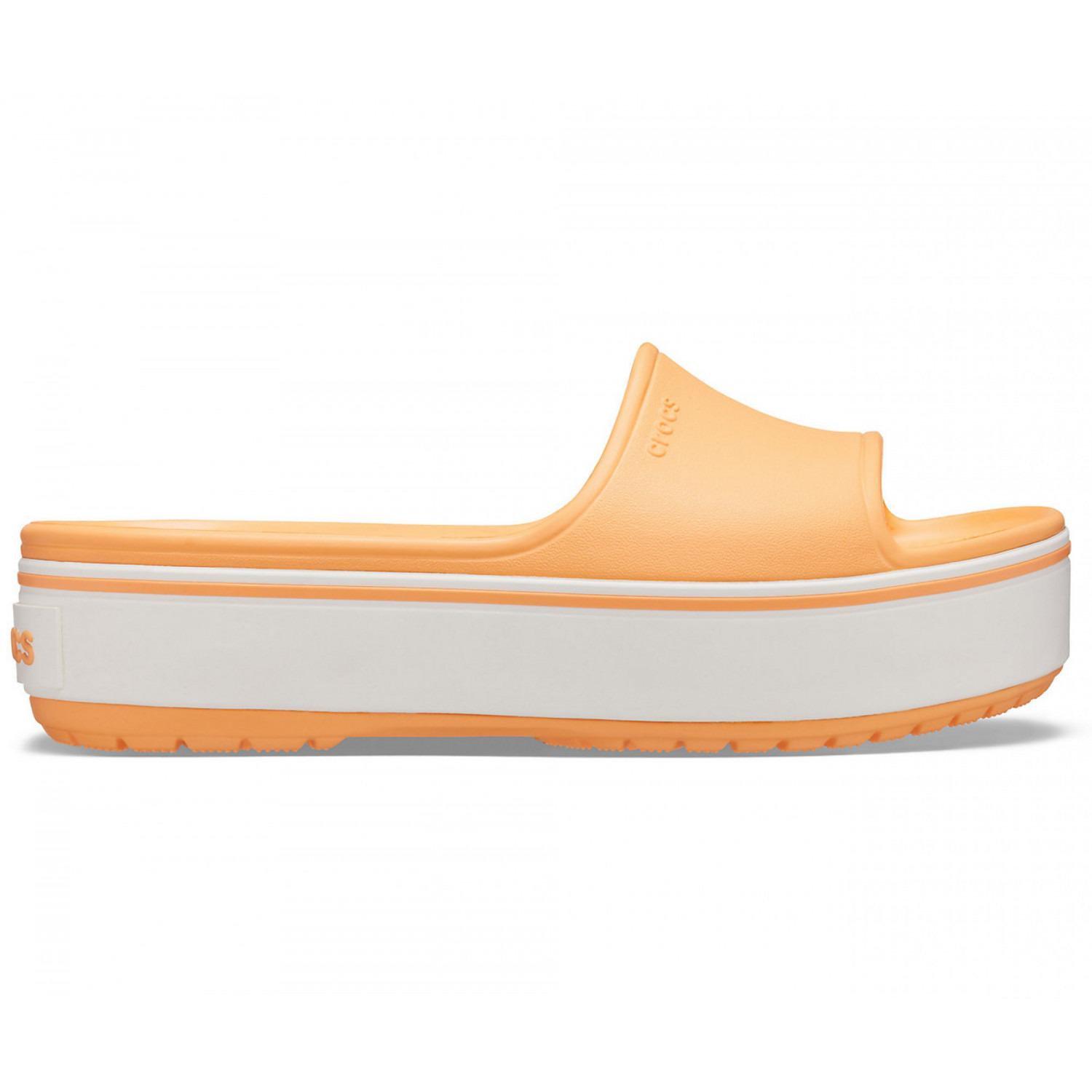 Шльопанці Crocs Crocband Platform Slide M6W8 р. 38/24,5 см Cantaloupe (17612340)