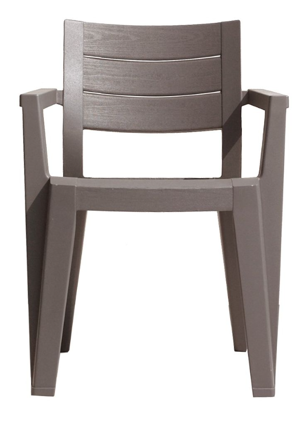Стілець садовий Keter Julie Dining Chair Капучино (247106) - фото 8