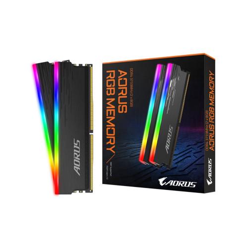 Оперативная память Gigabyte 16 Гб DDR4 3733 МГц с RGB-подсветкой (GP-ARS16G37D) - фото 5