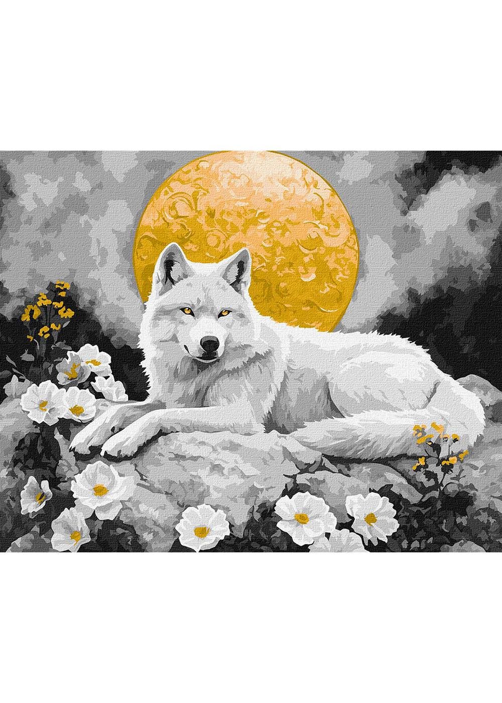 Картина по номерах Ideyka Під світлом місяця з фарбами металiк extra 40х50 см (KHO6707)