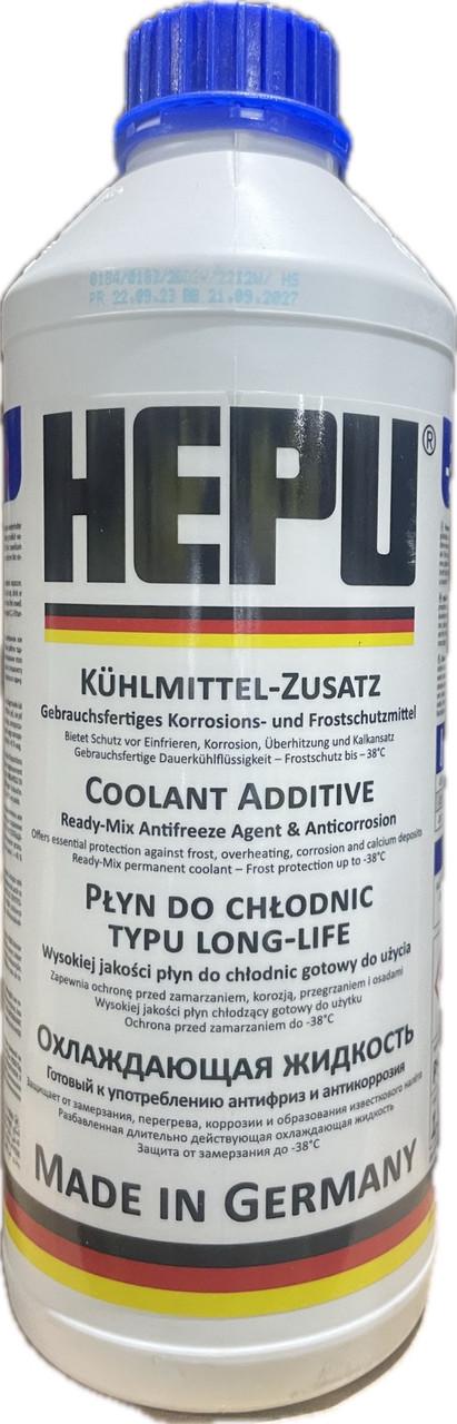 Антифриз Hepu Antifreeze G11 готов -37°С/-38°С 1,5л Синий (P900-RM11)