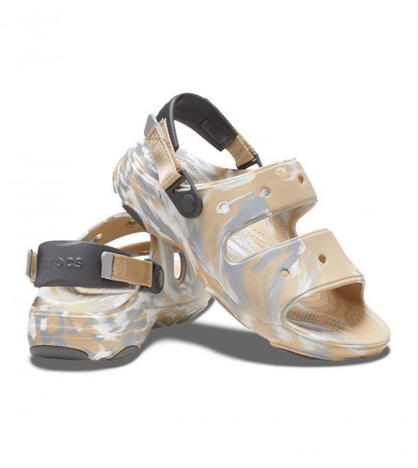Сандалії чоловічі Crocs All-terrain Marbled Sandal р. 45-46 M11 Бежевий (207888 - фото 2 Сандалії чоловічі Crocs All-terrain Marbled Sandal р. 45-46 M11 Бежевий (207888 - фото 2