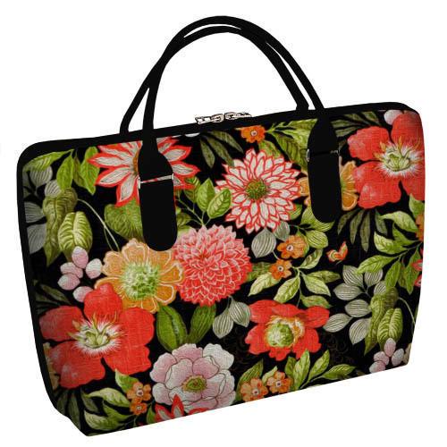 Сумка тканевая Presentville Цветы (SW 15N152 BL)