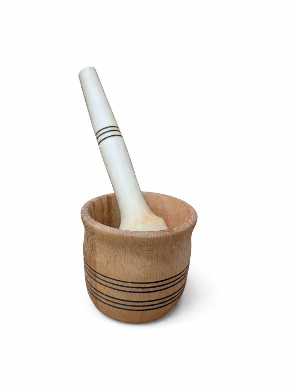 Ступка буковая 9х9 см (С 01-03)