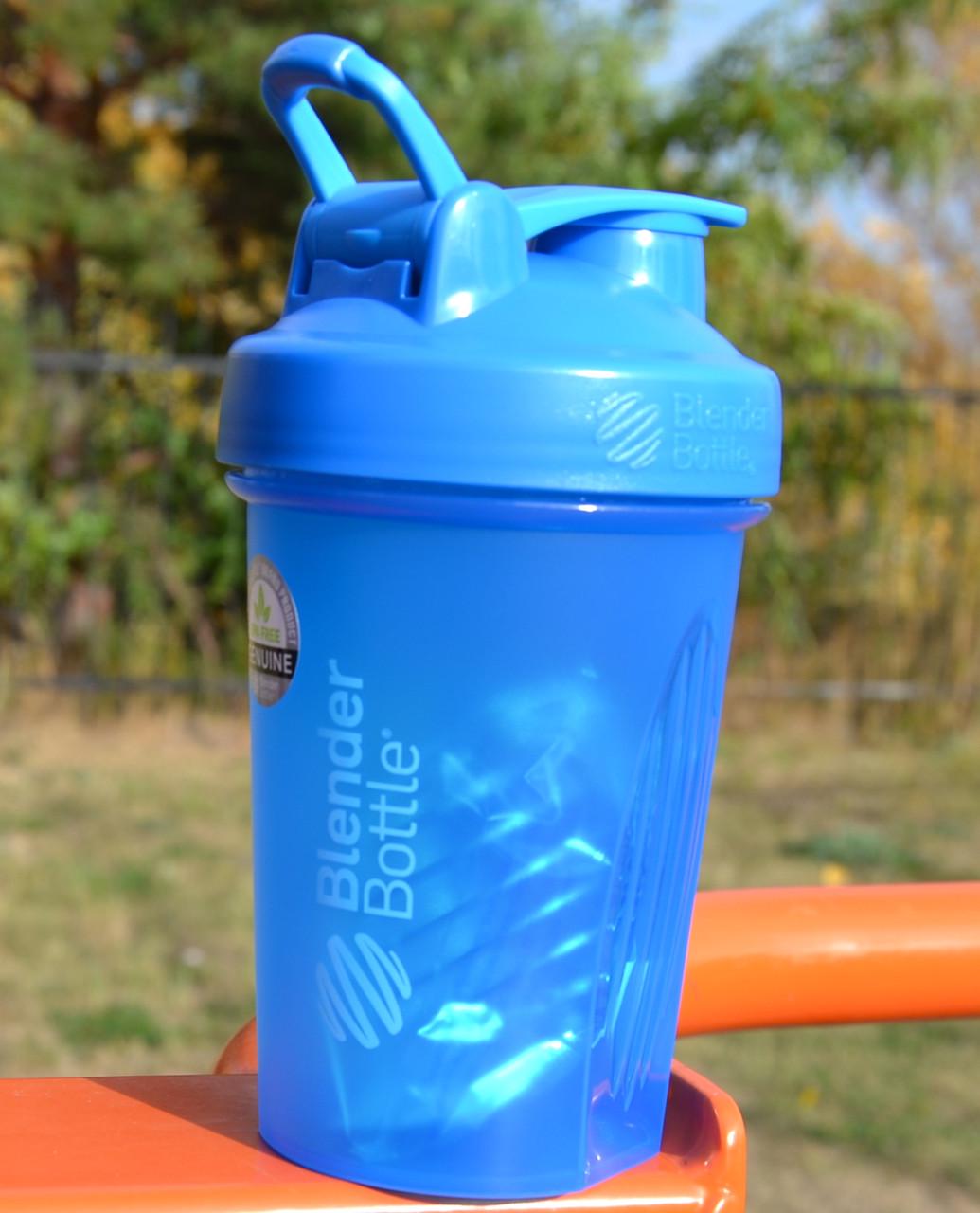 Шейкер спортивний BlenderBottle Classic Loop 20 oz. 590 мл Cyan (22348935) - фото 4