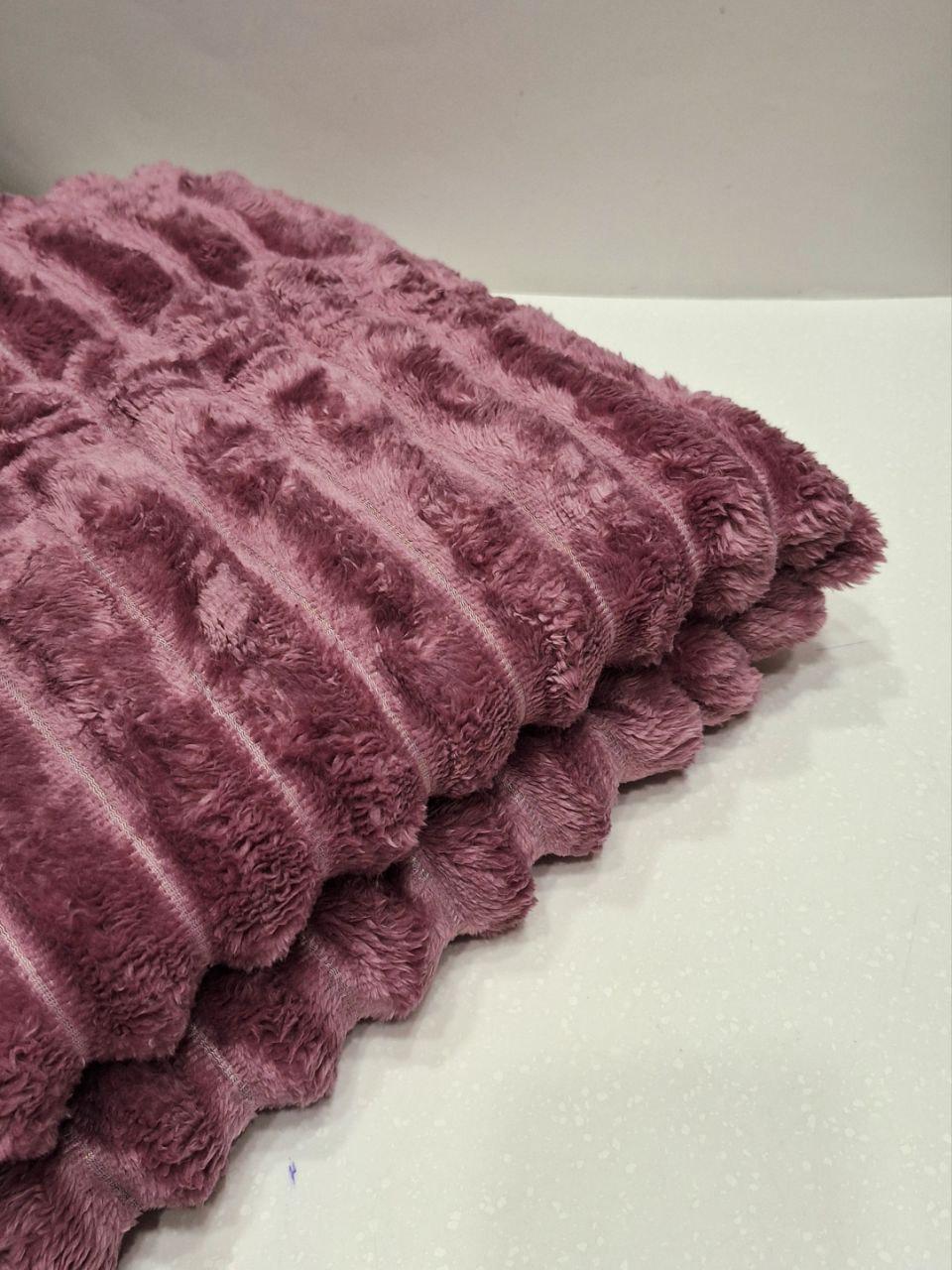 Плед флисовый Шарпей 150x200 см Сиреневый (1710) - фото 2