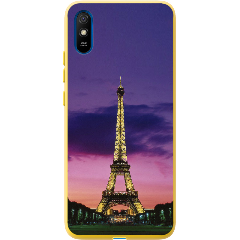 Чохол BoxFace Xiaomi Redmi 9A Опівночі в Парижі Жовтий силікон (40304-up964-41061)
