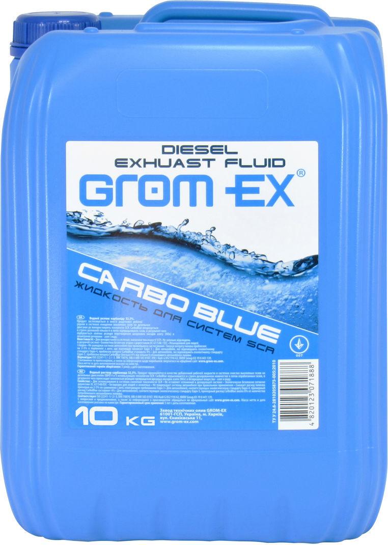Паливна присадка Grom-Ex SCR AdBlue для зниження викидів оксидів азоту 10 л (0100059)