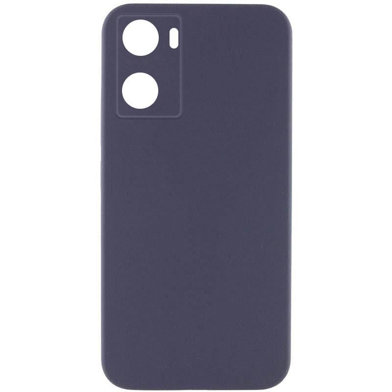 Противоударный чехол Silicone Cover Lakshmi Full Camera (AAA) для Oppo A57s / A77s Серый / Dark Gray