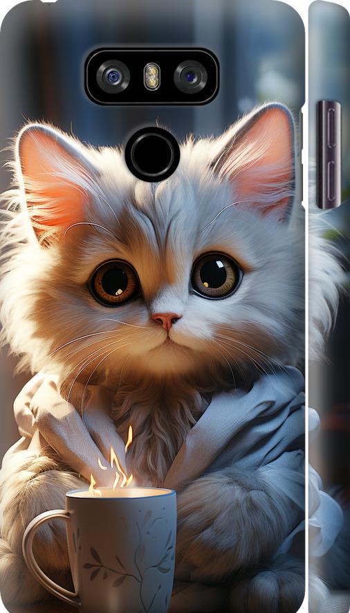 Чехол на LG G6 White cat (5646m-836-42517)