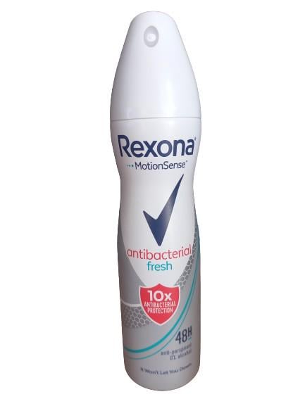 Антиперспірант-спрей Rexona Антибактеріальна свіжість 150 мл (92691) Антиперспірант-спрей Rexona Антибактеріальна свіжість 150 мл (92691)