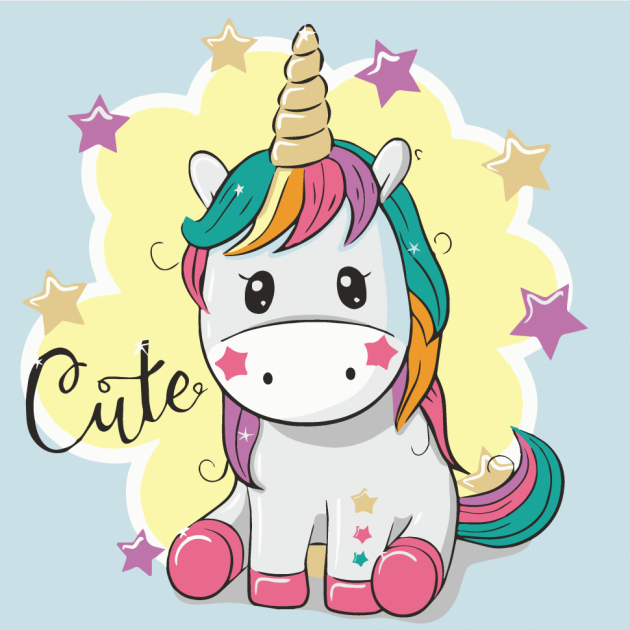 Картина по номерам ART CRAFT Радужная единорожка 30х30 см (15500-АС)