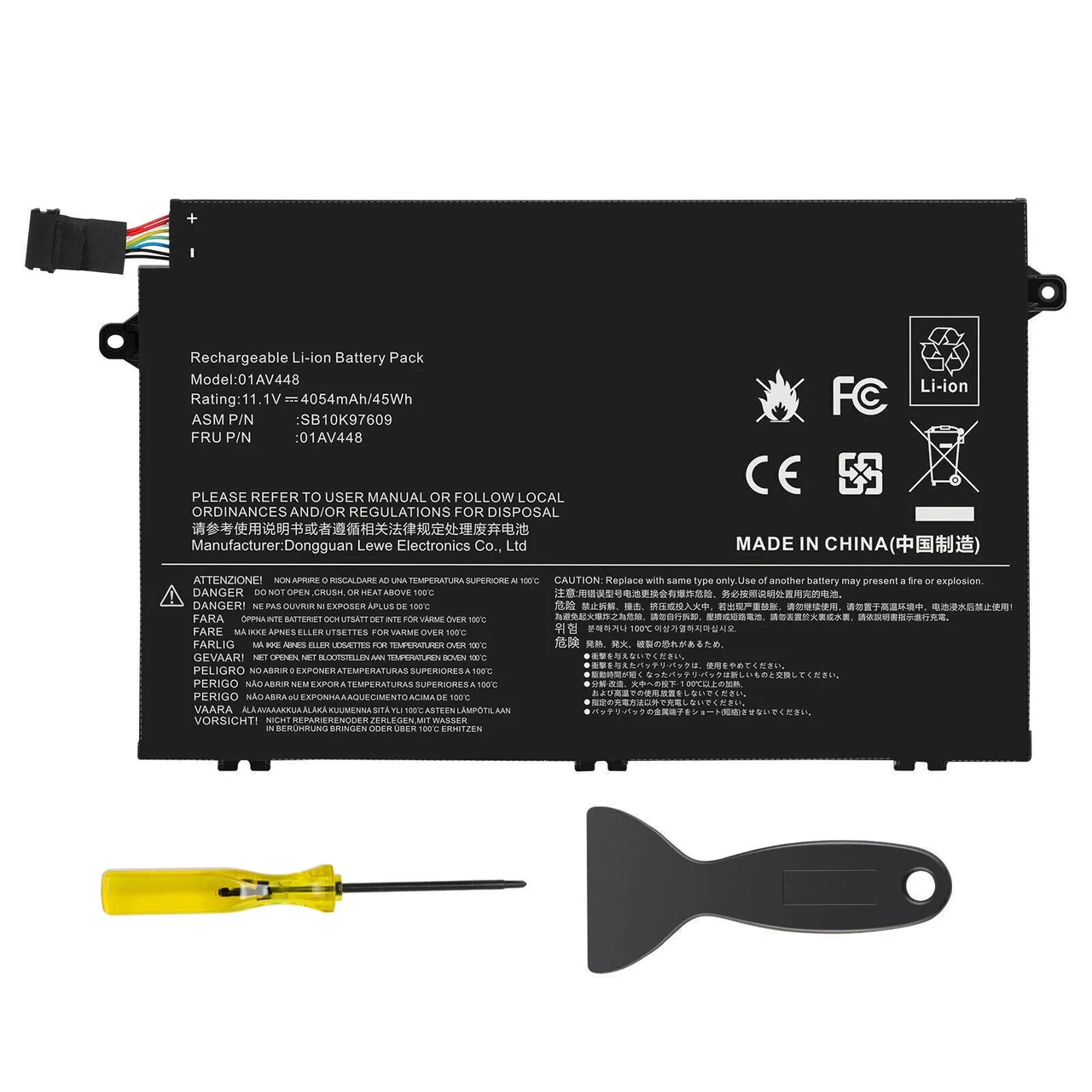 Аккумулятор для ноутбука Lenovo ThinkPad E14 E15 Gen 1 ELITE 45Wh 11,1V Li-Ion 01AV448
