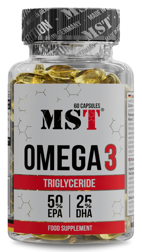 Жирні кислоти Омега-3 MST Omega 3 Triglyceride 750 мг 60 капсул