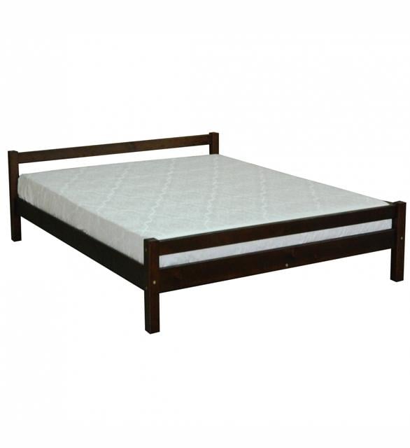 Кровать двуспальная деревянная Скиф Л-220 120х200 см Орех