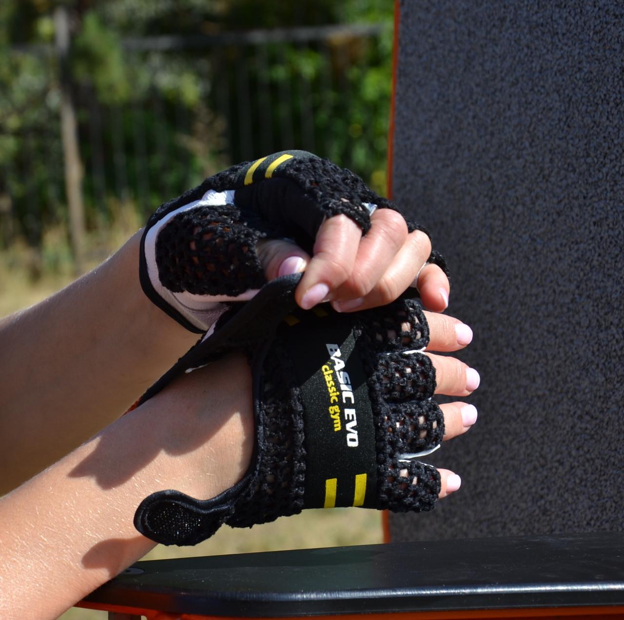 Перчатки для фитнеса Power System PS-2100 Basic EVO XL Black/Yellow Line (A-012156) - фото 6 Перчатки для фитнеса Power System PS-2100 Basic EVO XL Black/Yellow Line (A-012156) - фото 6