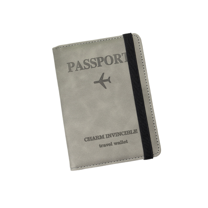 Обложка на паспорт с дорожным органайзером Серый (29385)