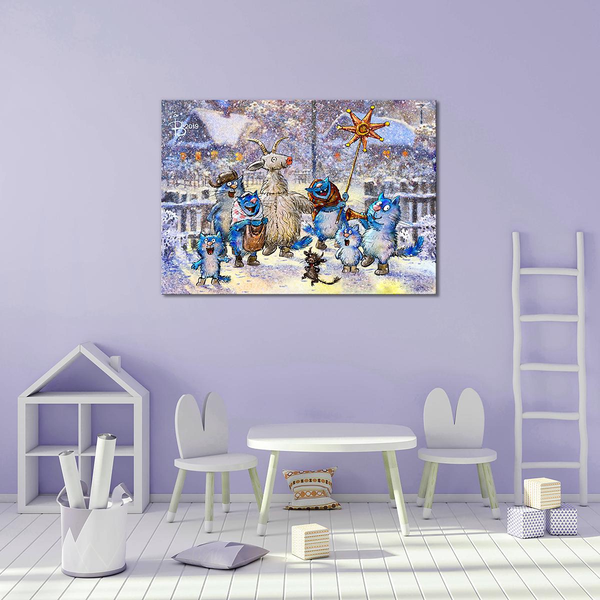 Модульная картина Колядниця 1 модуль 50x75 см