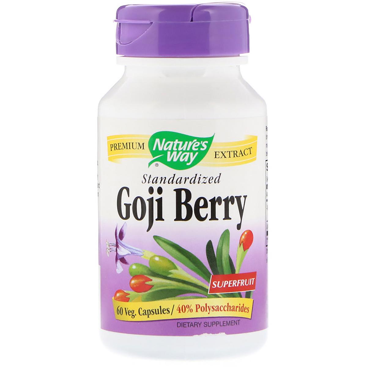 Ягоды годжи экстракт Nature's Way Goji Berry 60 капсул (NWY15811)