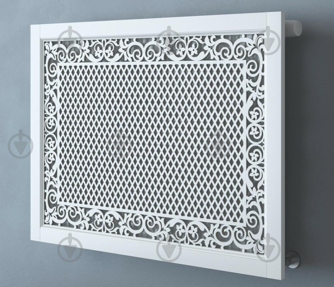 Экран-решетка декоративная на батарею отопления R55-F70 Белый (26059325)