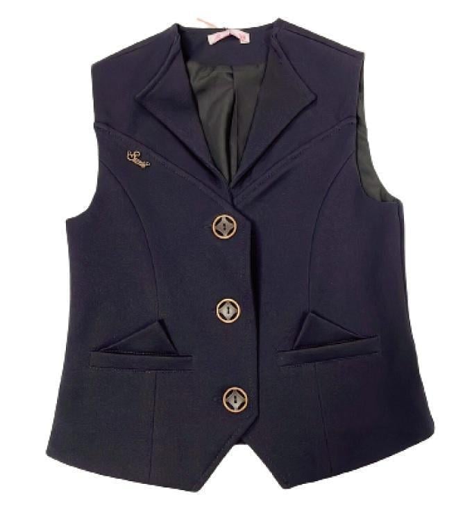 Жилет школьный для девочки Suzie ШАНТАЛЬ 04 шерсть 152 см Синий (945701_152)