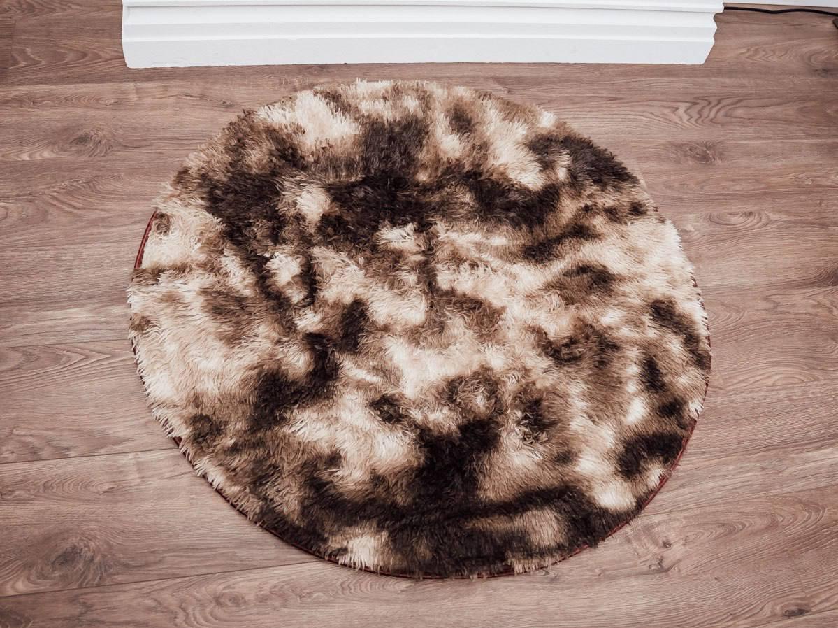 Коврик трава 100х100 см Коричневый (Д-pol-kul-travka-001-04)