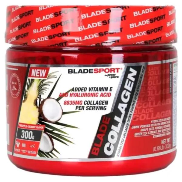 Натуральная добавка-хондропротектор для спорта Blade Sport Collagen Pineapple/Coconut 300 г/30 порций (24088140)