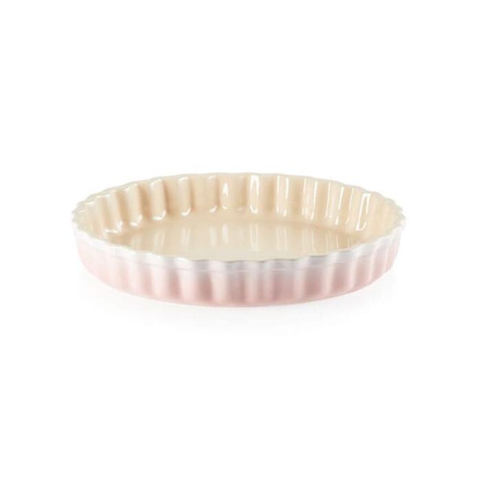 Форма для выпечки Le Creuset Shell Pink рифленая 28 см Розовый (33972115)